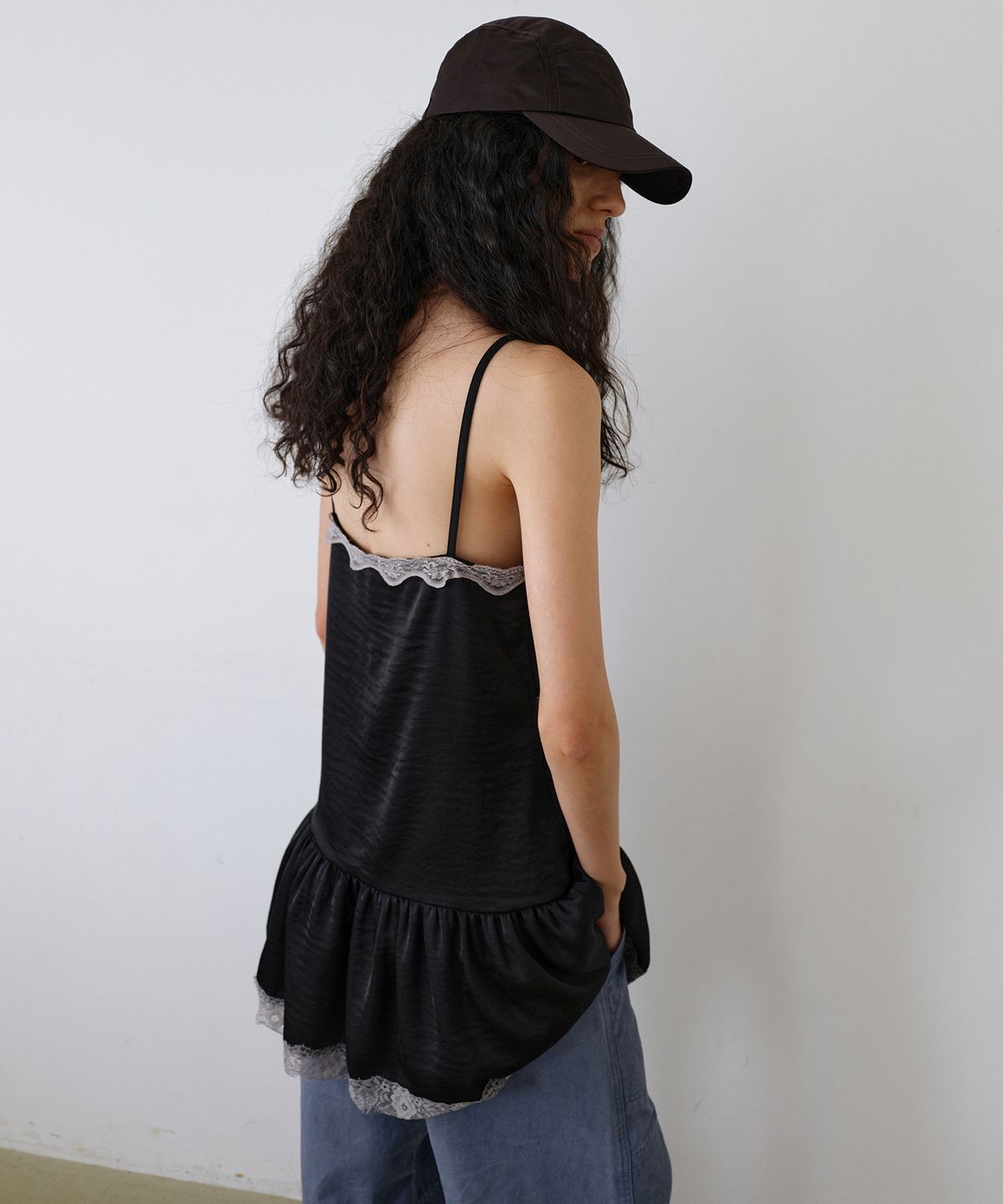 우네씬(UUNE SCENE) Lace Bustier Dress_Black