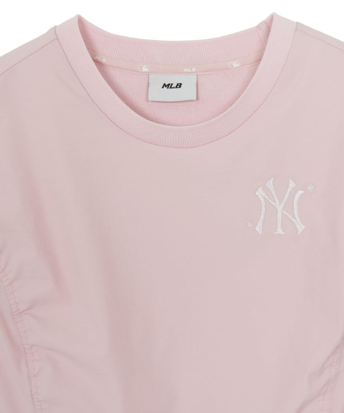 엠엘비 키즈(MLB KIDS) 스트릿 걸즈 우븐 맨투맨 세트 NY (L.Pink)
