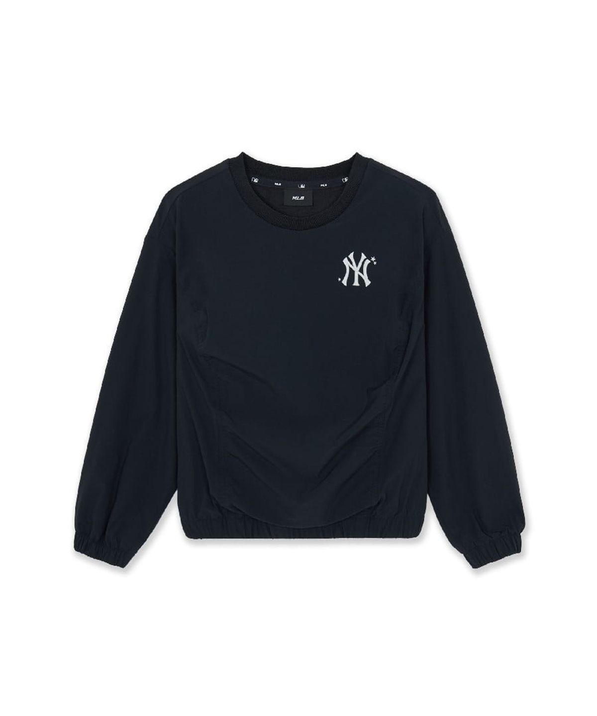엠엘비 키즈(MLB KIDS) 스트릿 걸즈 우븐 맨투맨 세트 NY (Black)