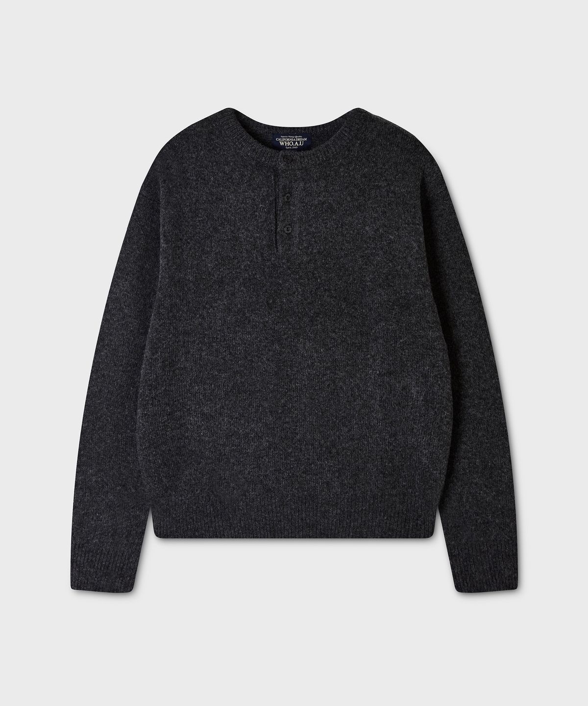 후아유(WHO.A.U) Henley-neck Pullover(U) / WHKAG4T35U