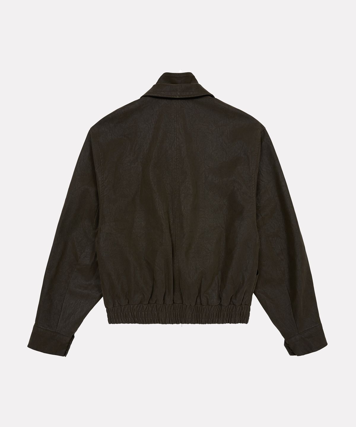 우네씬(UUNE SCENE) Washed Double Neck Blouson_Khaki