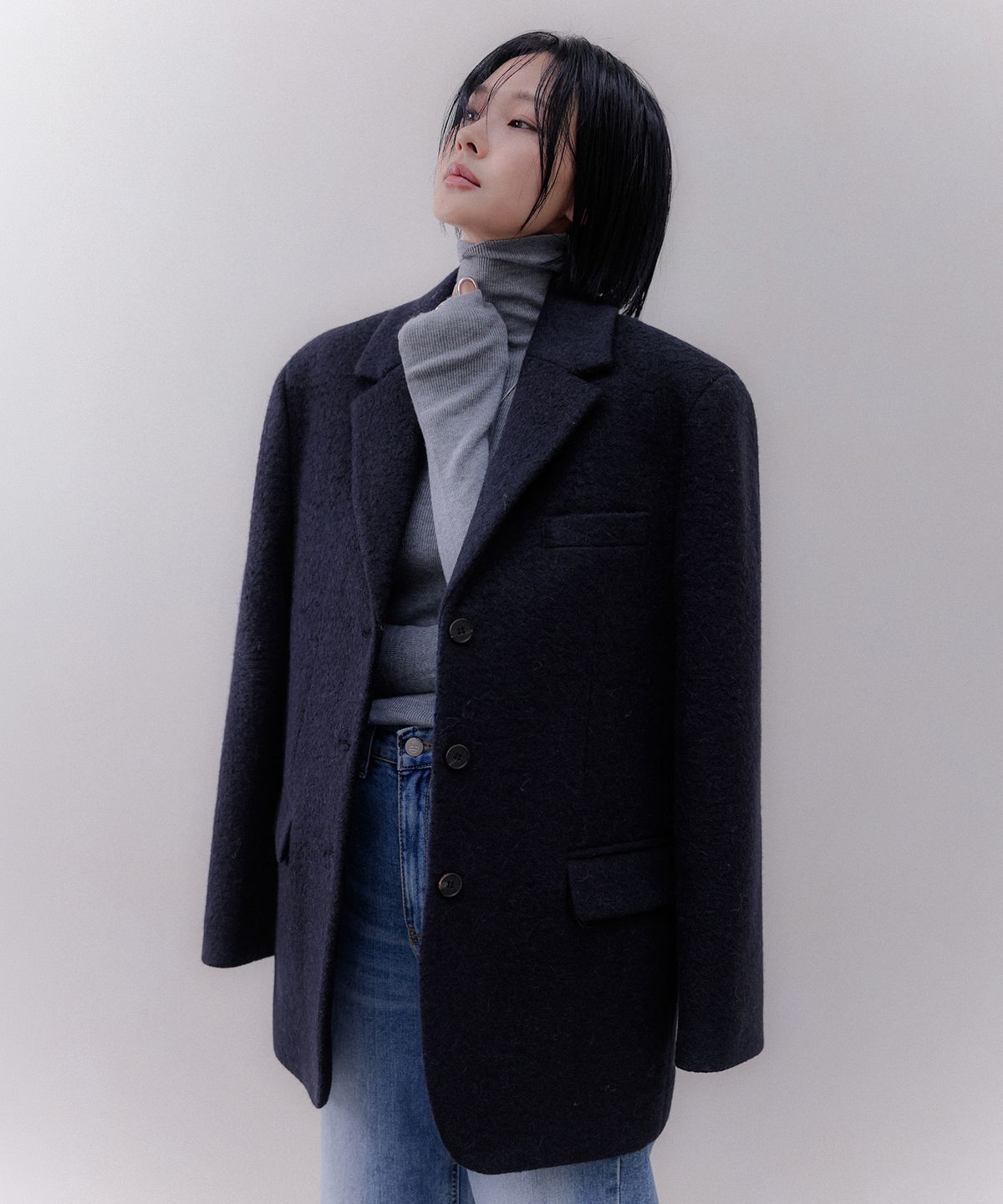 메무아(MEMUA) 아카이브 오버핏 울자켓