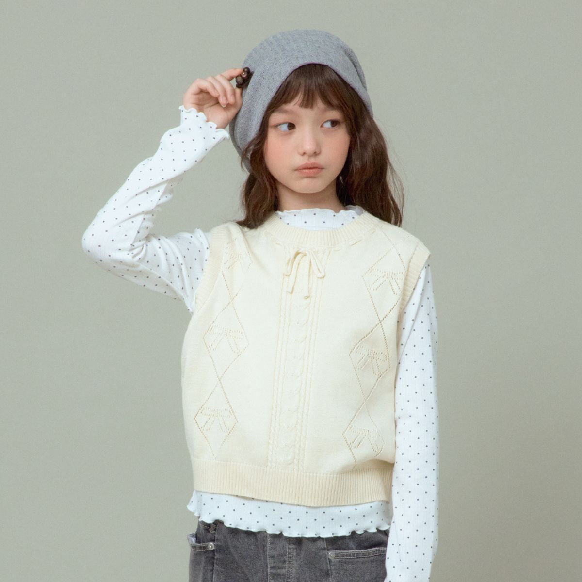 스타일노리터(STYLE NORITER) 포포 리본 베스트
