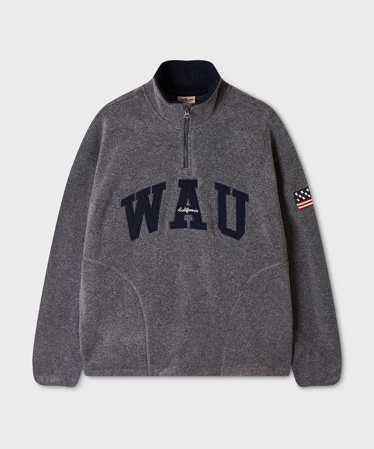 후아유(WHO.A.U) Patch Fleece Half Zip-up / WHMAG4V21U