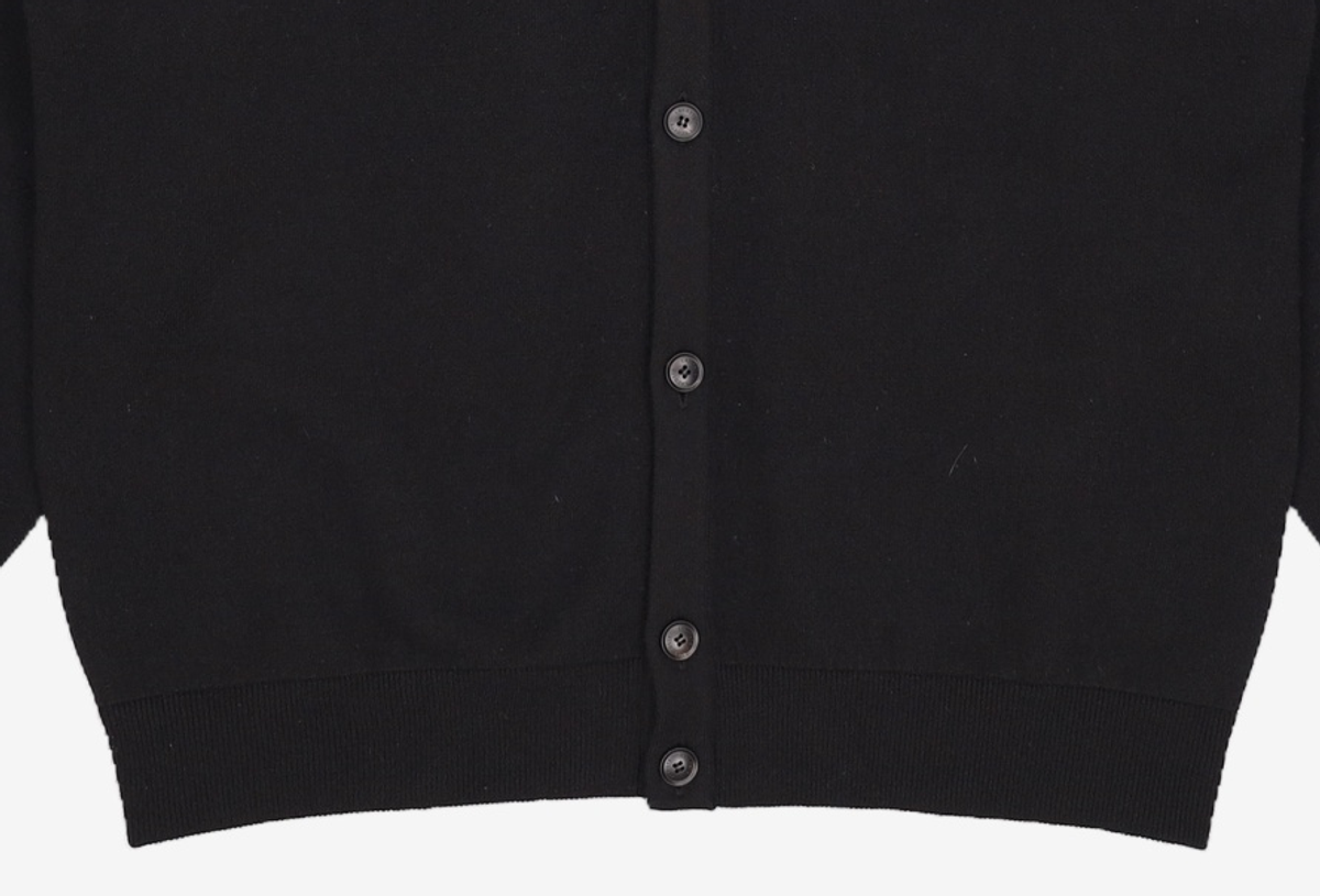 라코스테(LACOSTE) 남성 베이직 브이넥 방모 가디건 [네이비] 115