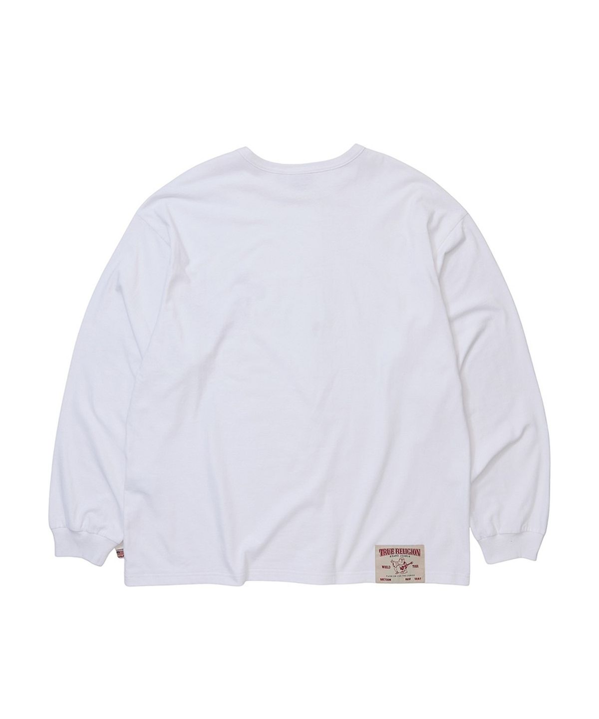트루릴리젼(TRUERELIGION) Big Horseshoe Long Sleeve - WHITE