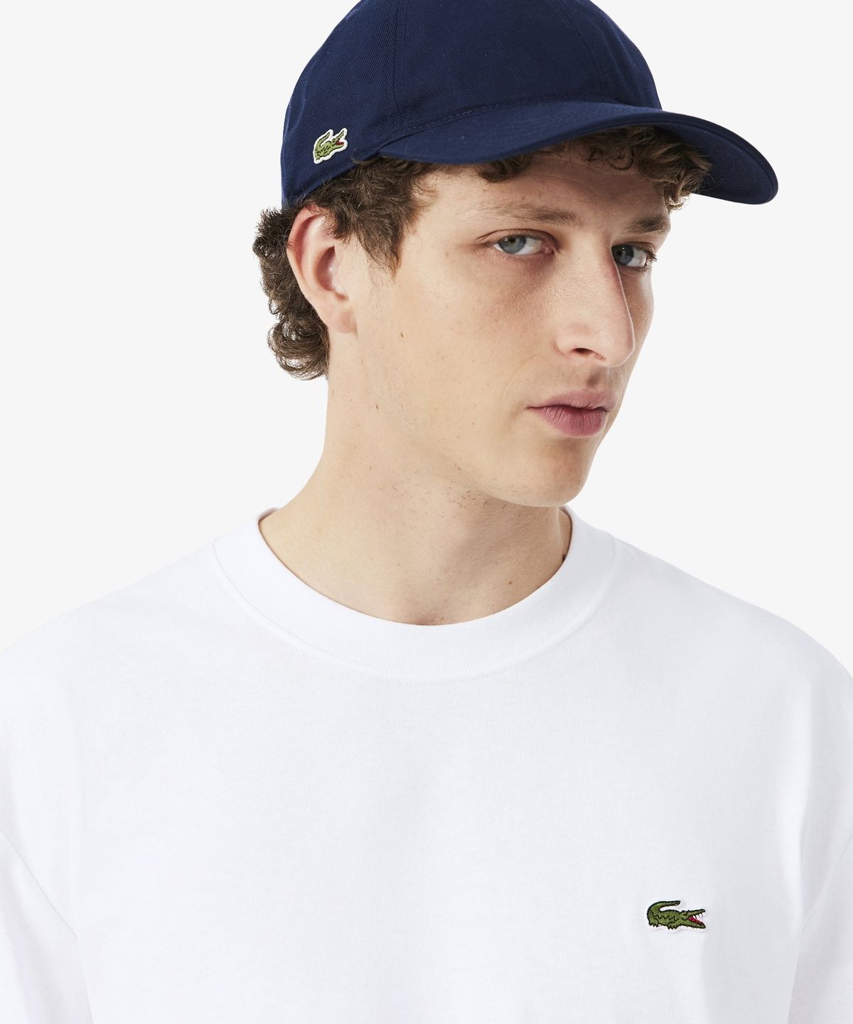 라코스테(LACOSTE) 남성 헤비웨이트 릴랙스핏 긴팔 티셔츠 TH9993-56N 001