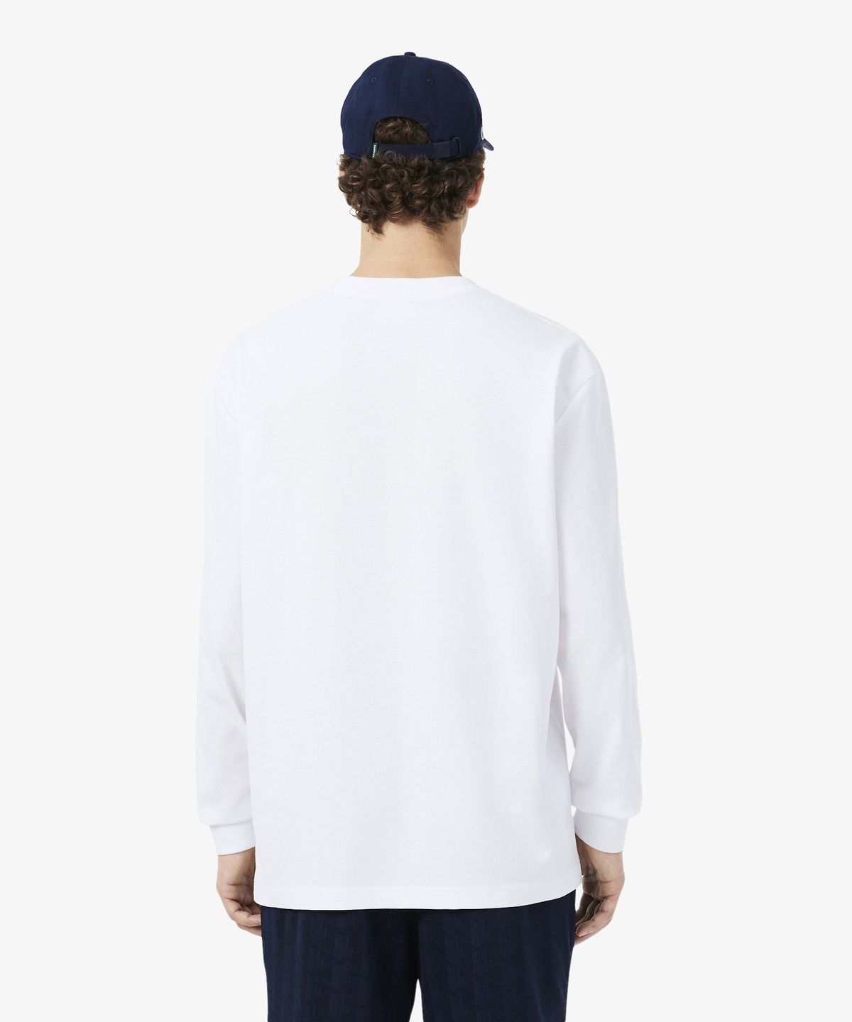 라코스테(LACOSTE) 남성 헤비웨이트 릴랙스핏 긴팔 티셔츠 TH9993-56N 001