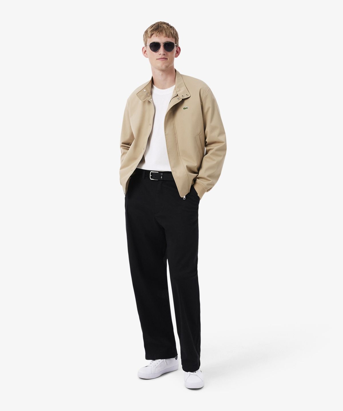 라코스테(LACOSTE) 남성 크록 시그니처 반팔 티셔츠 TH9441-56N 001