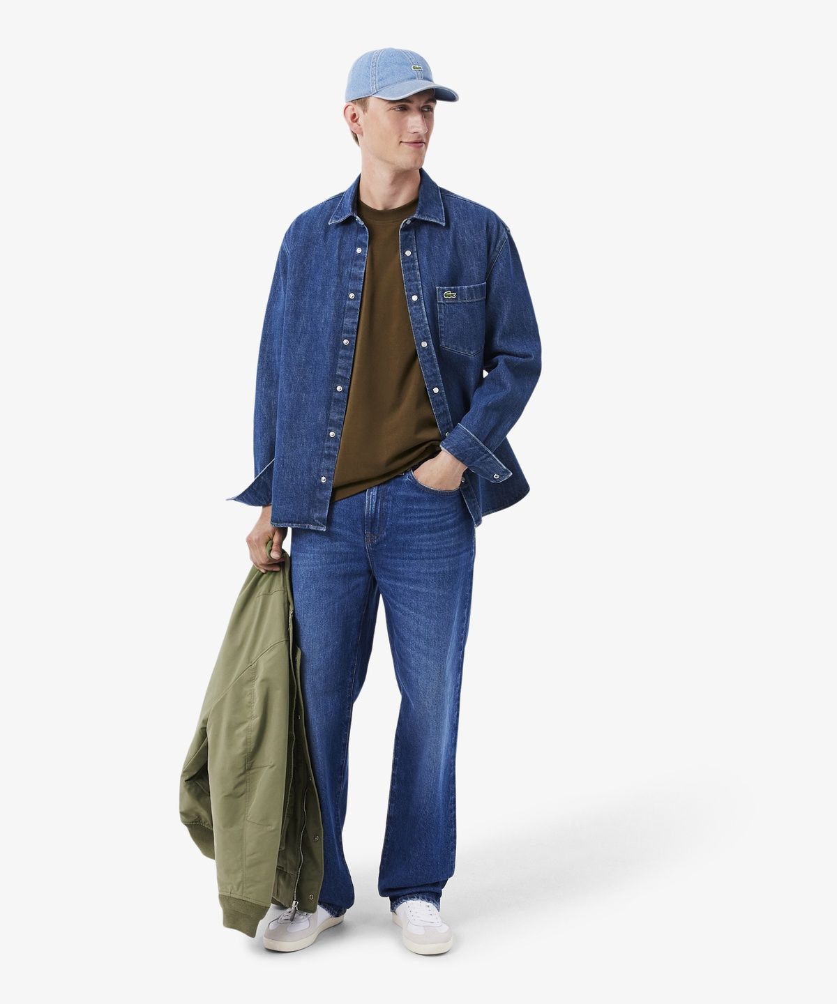 라코스테(LACOSTE) 남성 크록 시그니처 반팔 티셔츠 TH9441-56N DPD