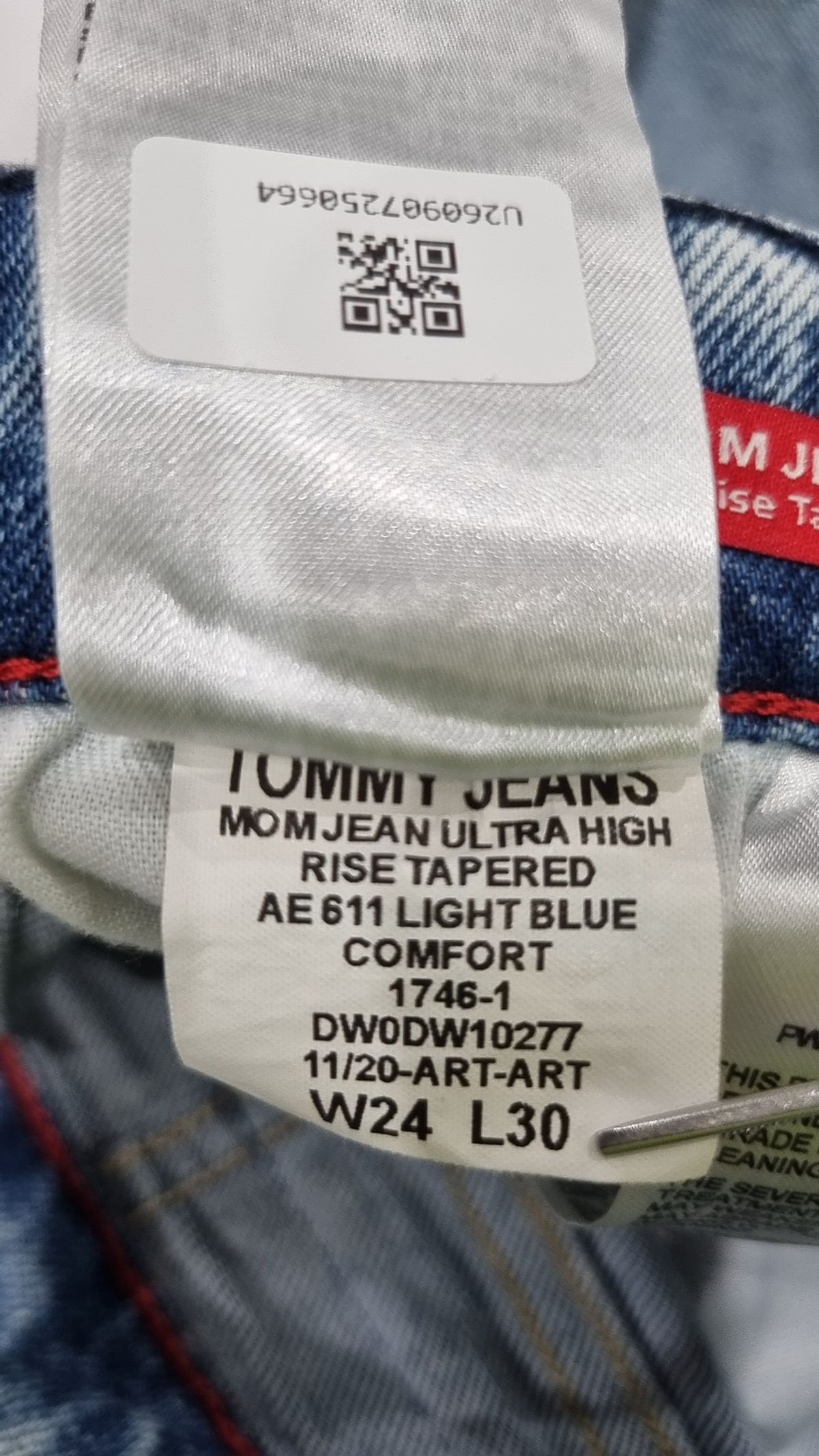 타미진스(TOMMY JEANS) 청/데님 팬츠 W24 L30