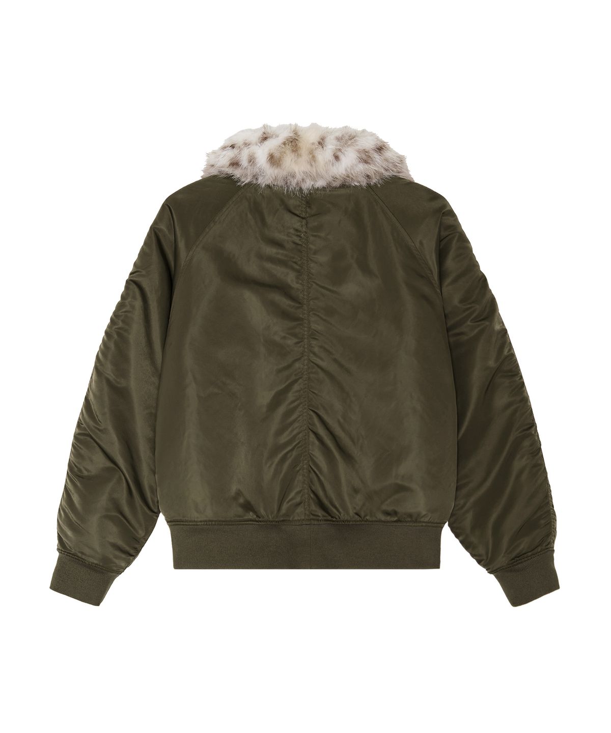 긴스키(GINSUKI) [긴스키 X 물바다]REVERSIBLE FUR MA-1 JUMPER (KHAKI)