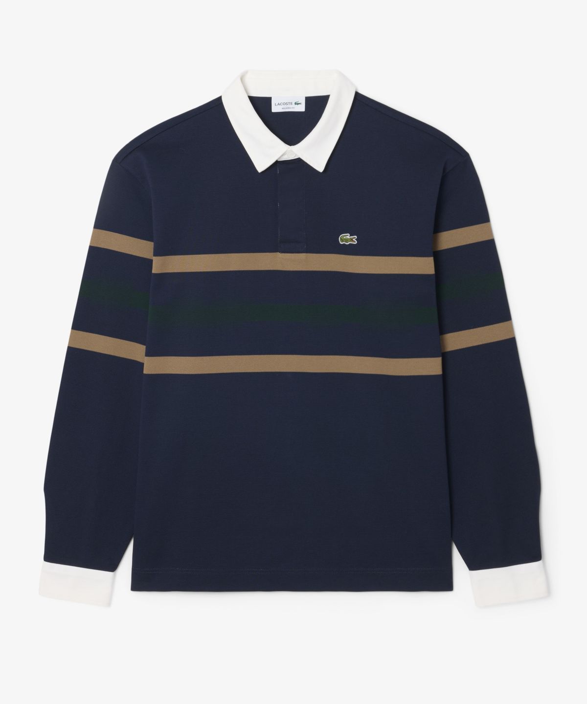 라코스테(LACOSTE) 남성 스트라이프 럭비 폴로 셔츠 KH9662-56N 166