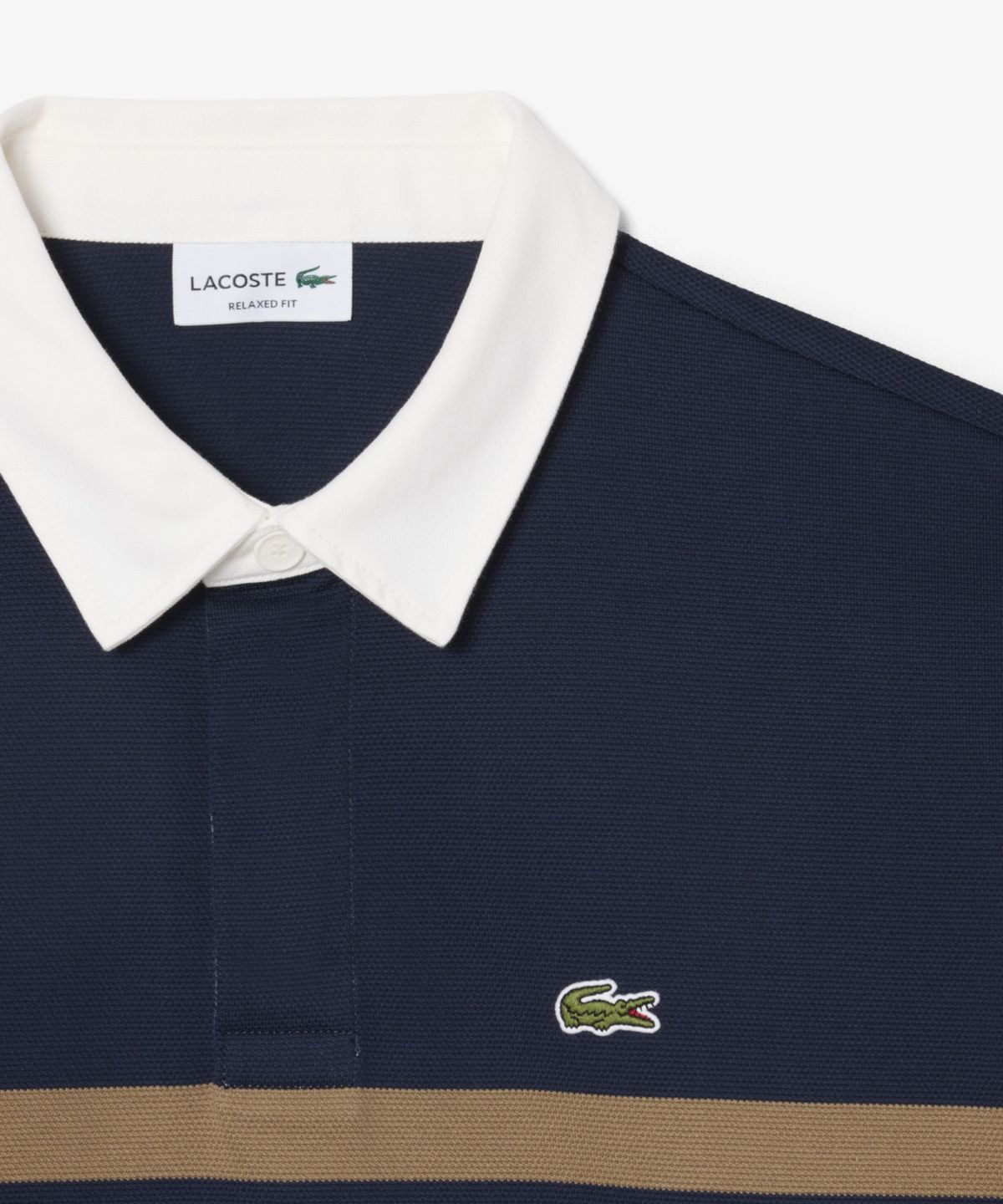 라코스테(LACOSTE) 남성 스트라이프 럭비 폴로 셔츠 KH9662-56N 166