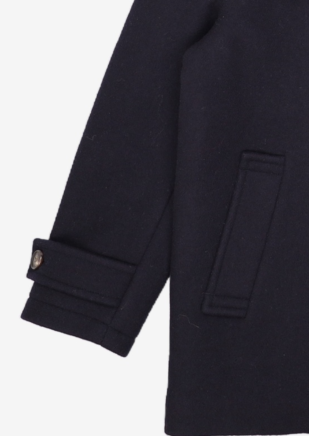 마리떼 프랑소와 저버(MARITHÉ + FRANҪOIS GIRBAUD) CLASSIC HOODIE DUFFLE HALF COAT dark navy S