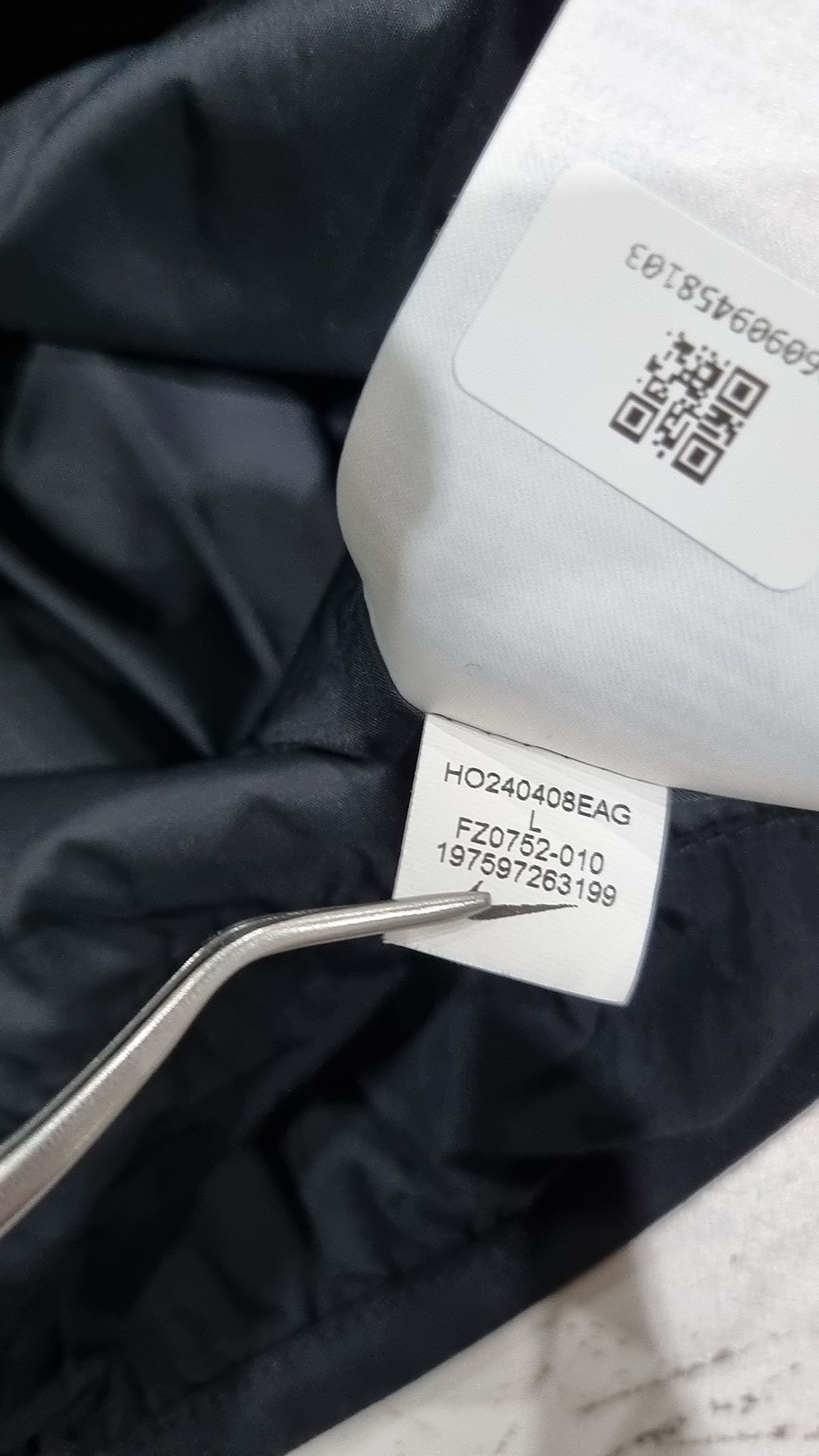 나이키(NIKE) 테크 우븐 자켓 M - 블랙 / FZ0752-010 L