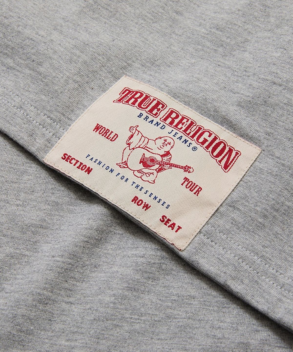 트루릴리젼(TRUERELIGION) Big Horseshoe Long Sleeve - MELANGE GREY