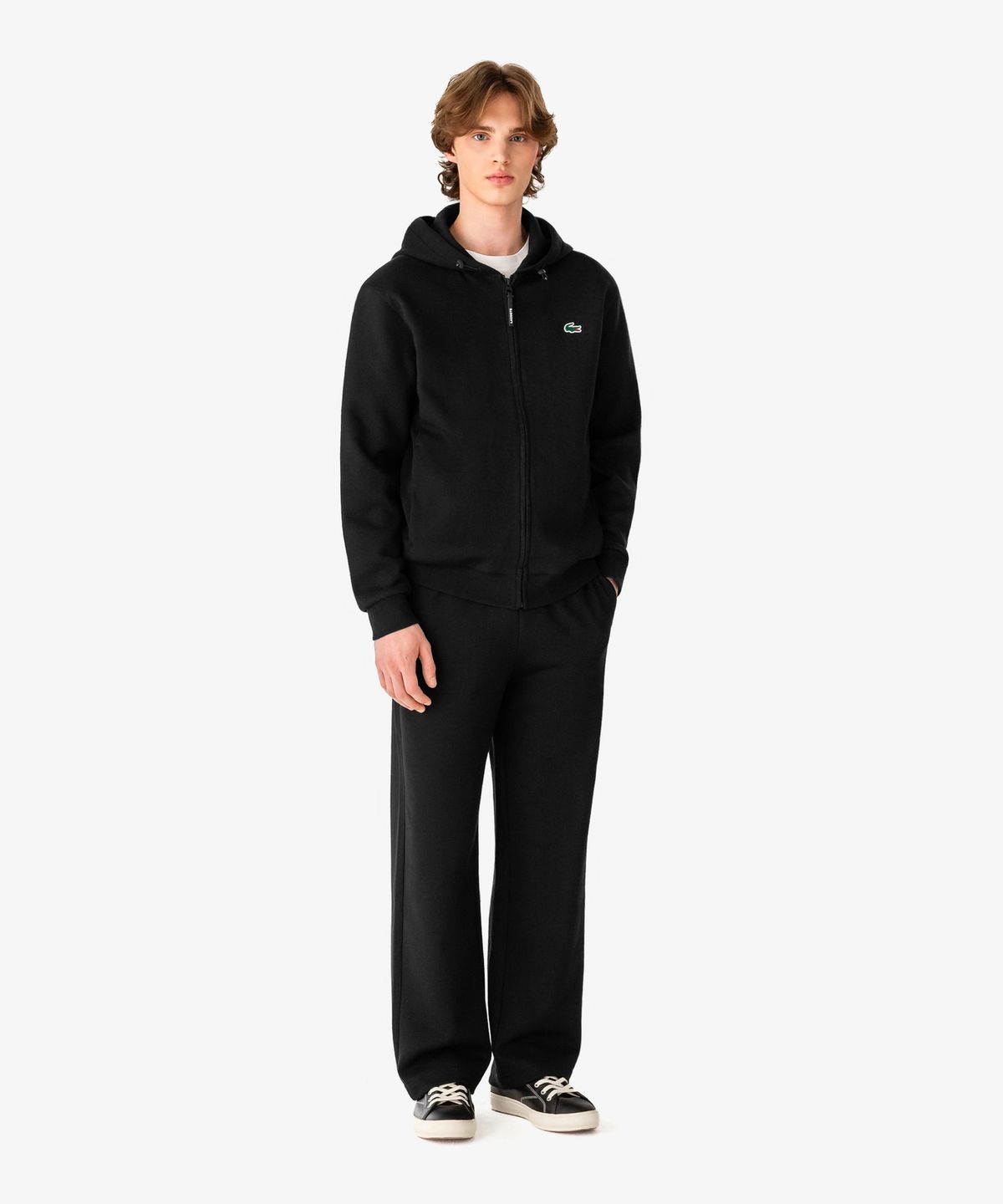 라코스테(LACOSTE) 남성 테크니컬 후드 풀집업 스웻셔츠 SH609E-56N 031