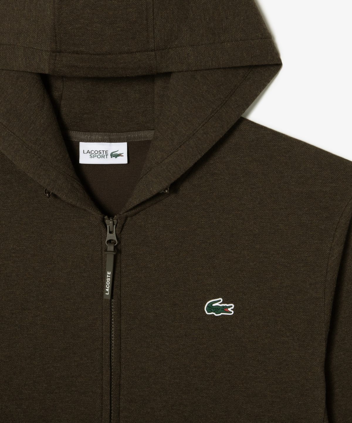라코스테(LACOSTE) 남성 테크니컬 후드 풀집업 스웻셔츠 SH609E-56N DPD
