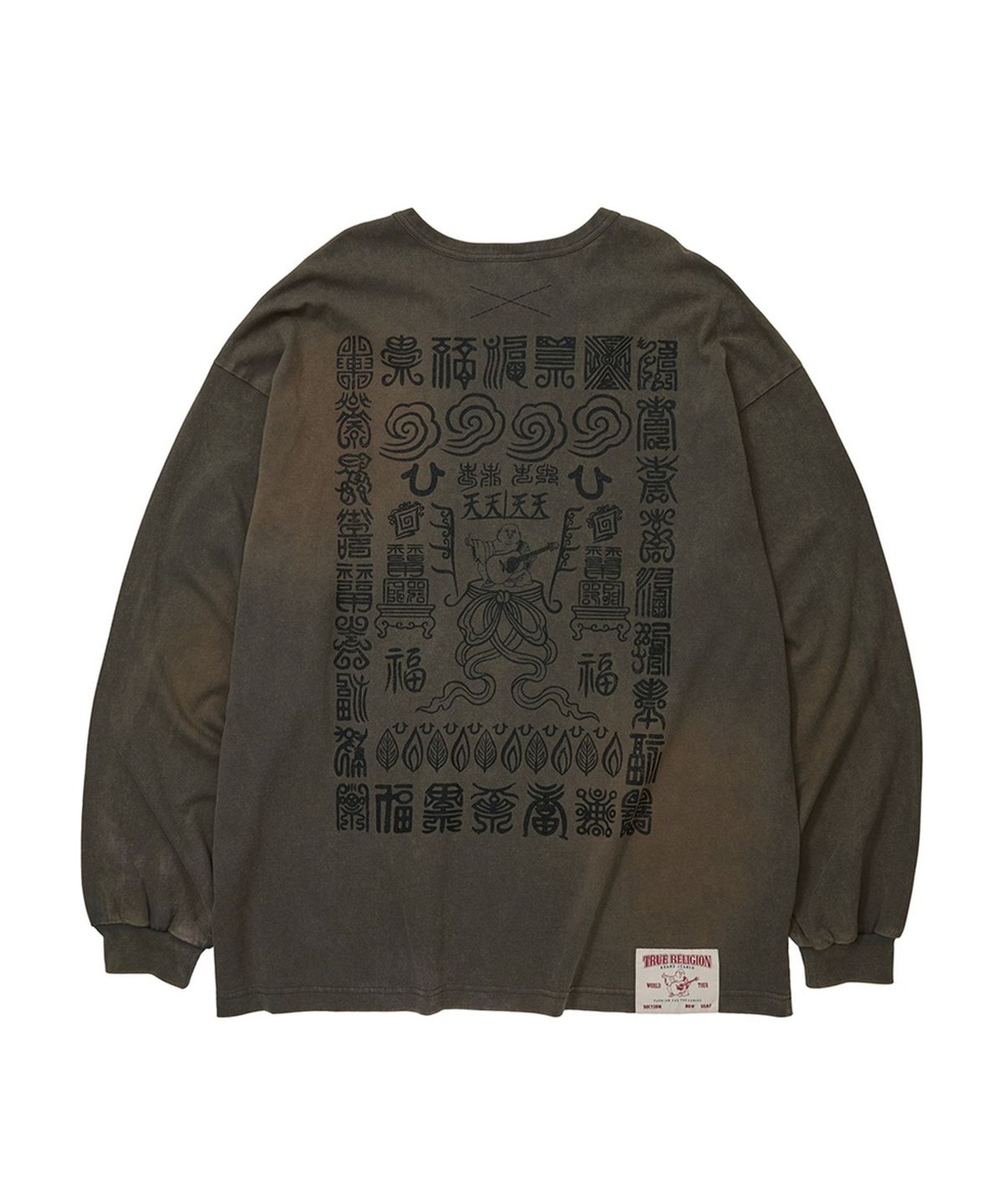 트루릴리젼(TRUERELIGION) Talisman Washed Long Sleeve - KHAKI