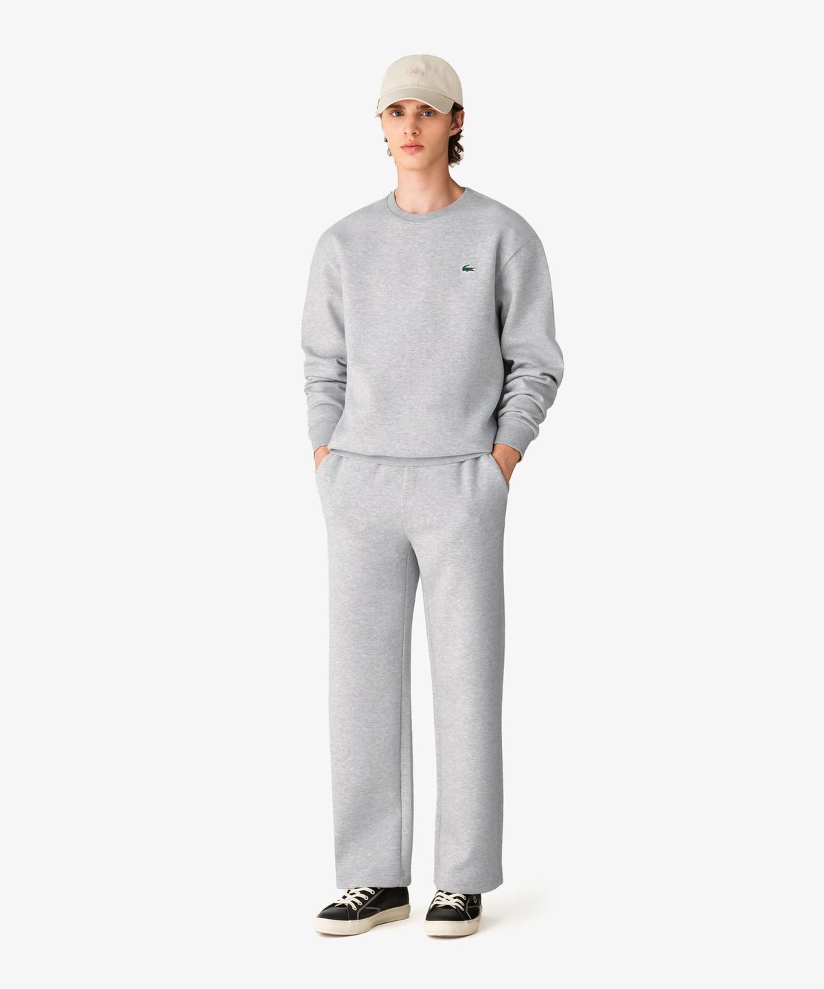 라코스테(LACOSTE) 남성 테크니컬 셋업 세미 와이드 팬츠 XH799E-56N CCA