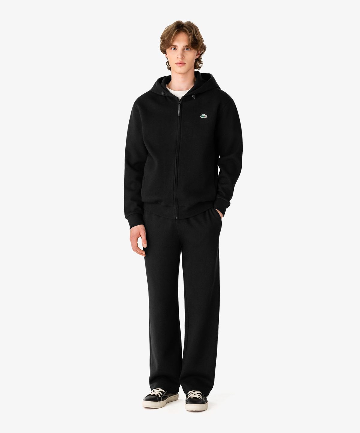 라코스테(LACOSTE) 남성 테크니컬 셋업 세미 와이드 팬츠 XH799E-56N 031