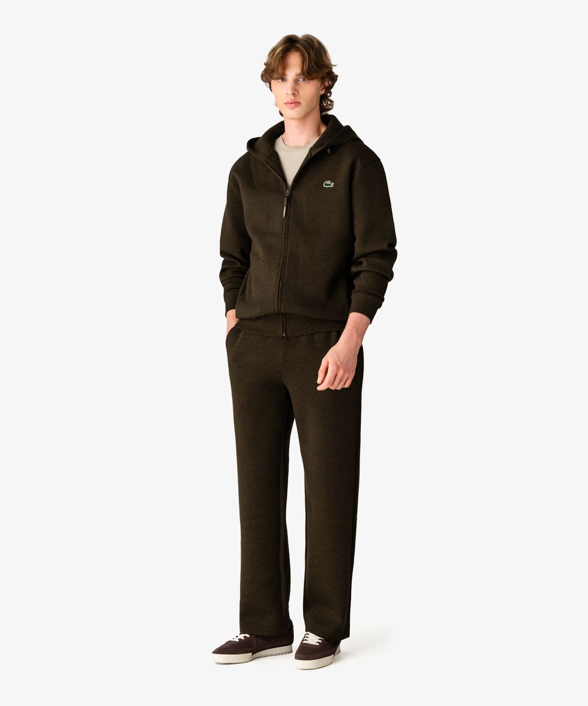 라코스테(LACOSTE) 남성 테크니컬 셋업 세미 와이드 팬츠 XH799E-56N DPD
