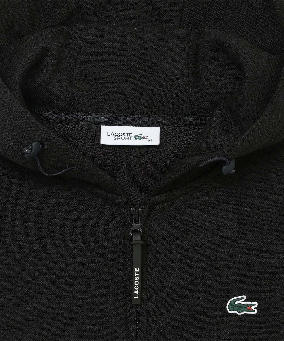 라코스테(LACOSTE) 여성 테크니컬 후드 풀집업 스웻셔츠 SF609E-56N 031