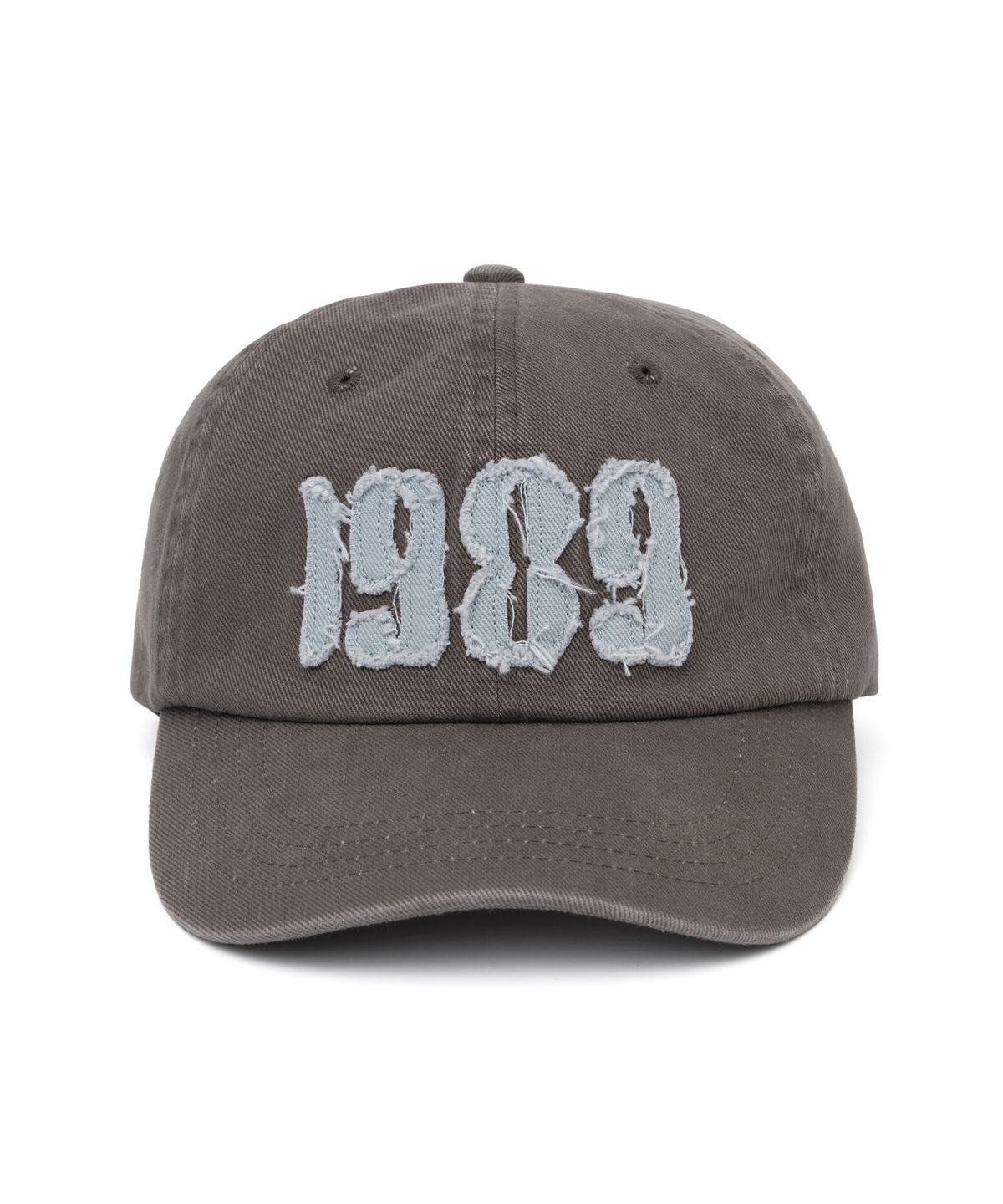 니티드(KNITTED) 1989 워시드 아플리케 볼캡 BROWN