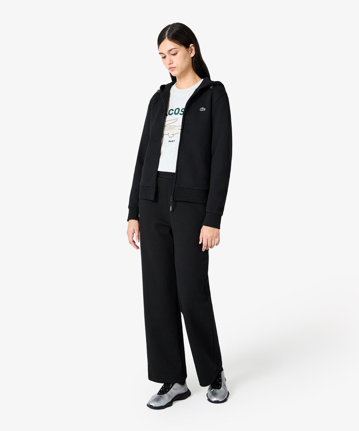 라코스테(LACOSTE) 여성 테크니컬 셋업 팬츠 세미와이드 XF799E-56N 031