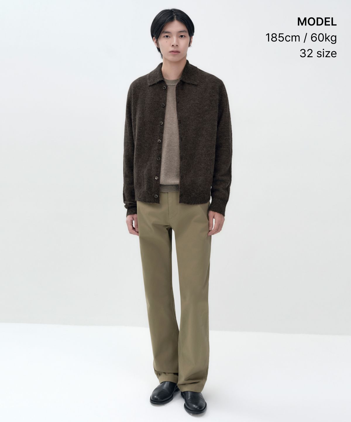 무신사 스탠다드(MUSINSA STANDARD) [JAPAN Fabric][플러스] 어센틱 치노 팬츠 [샌드 베이지]