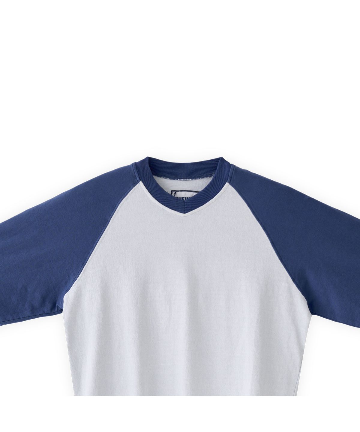투위드(TUEWID) Classic Unused but Used V Neck Sweatshirts dull tone blue