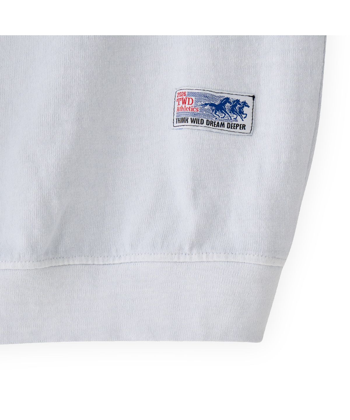 투위드(TUEWID) Classic Unused but Used V Neck Sweatshirts dull tone blue