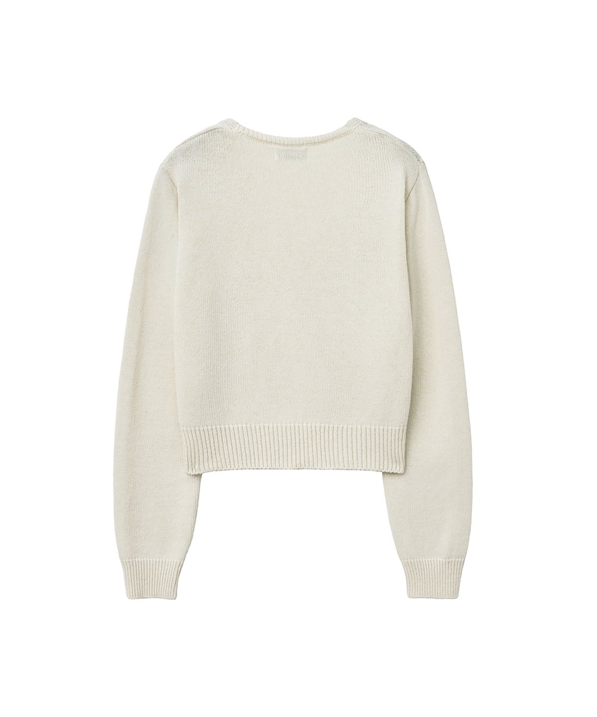 렌세(RENSE) Button Wrap Knit Ivory