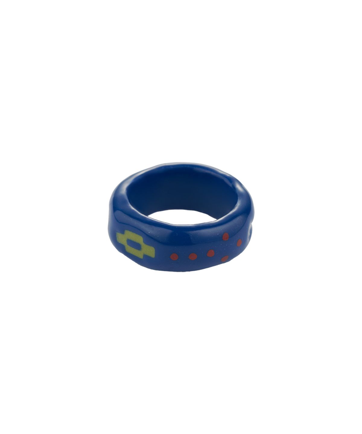 엔프프(NFF) doodle bold ring-navy