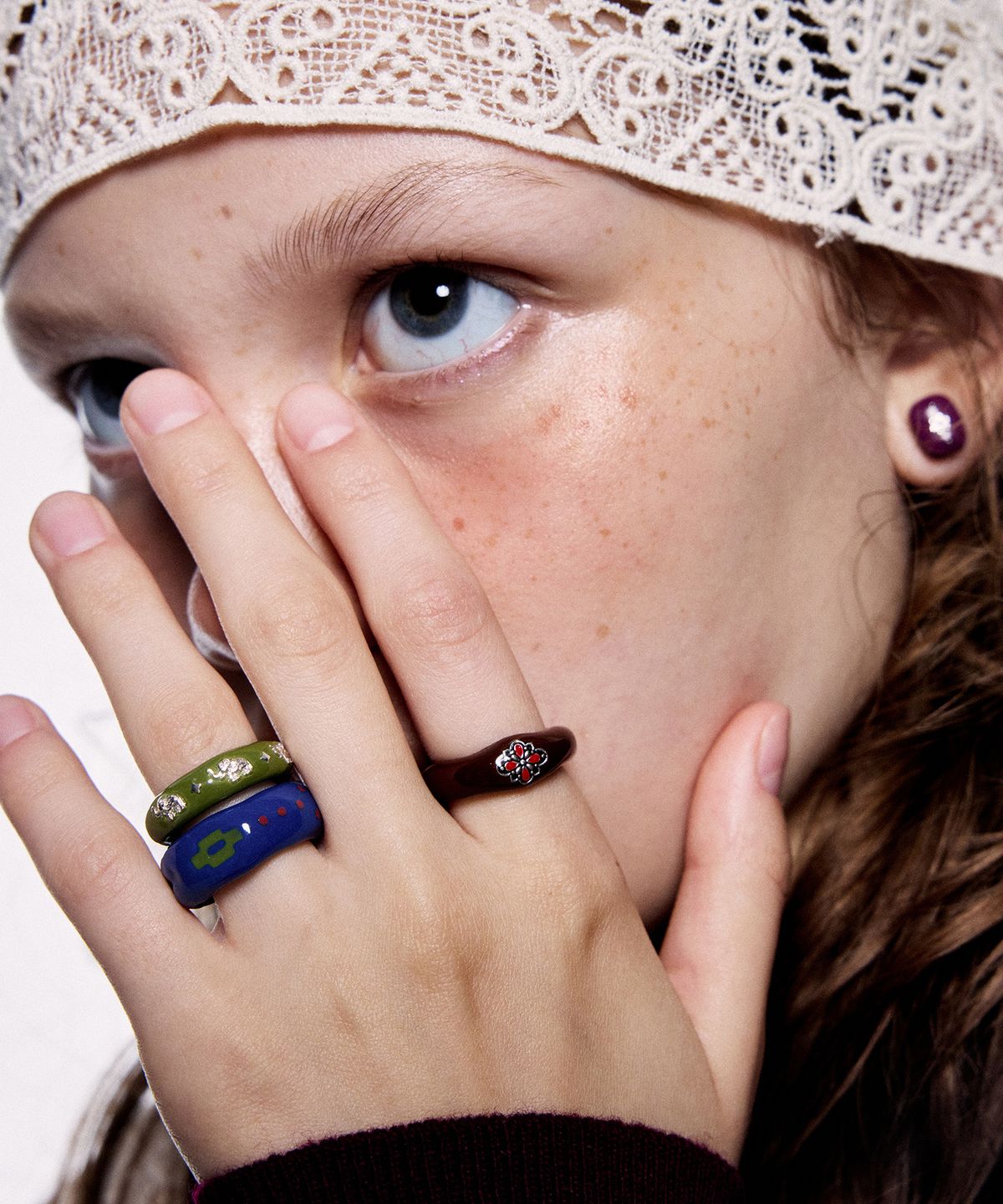 엔프프(NFF) doodle bold ring-navy
