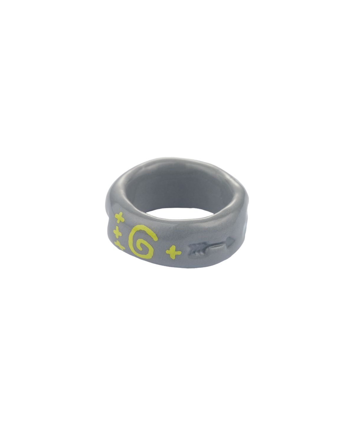 엔프프(NFF) doodle bold ring-grey
