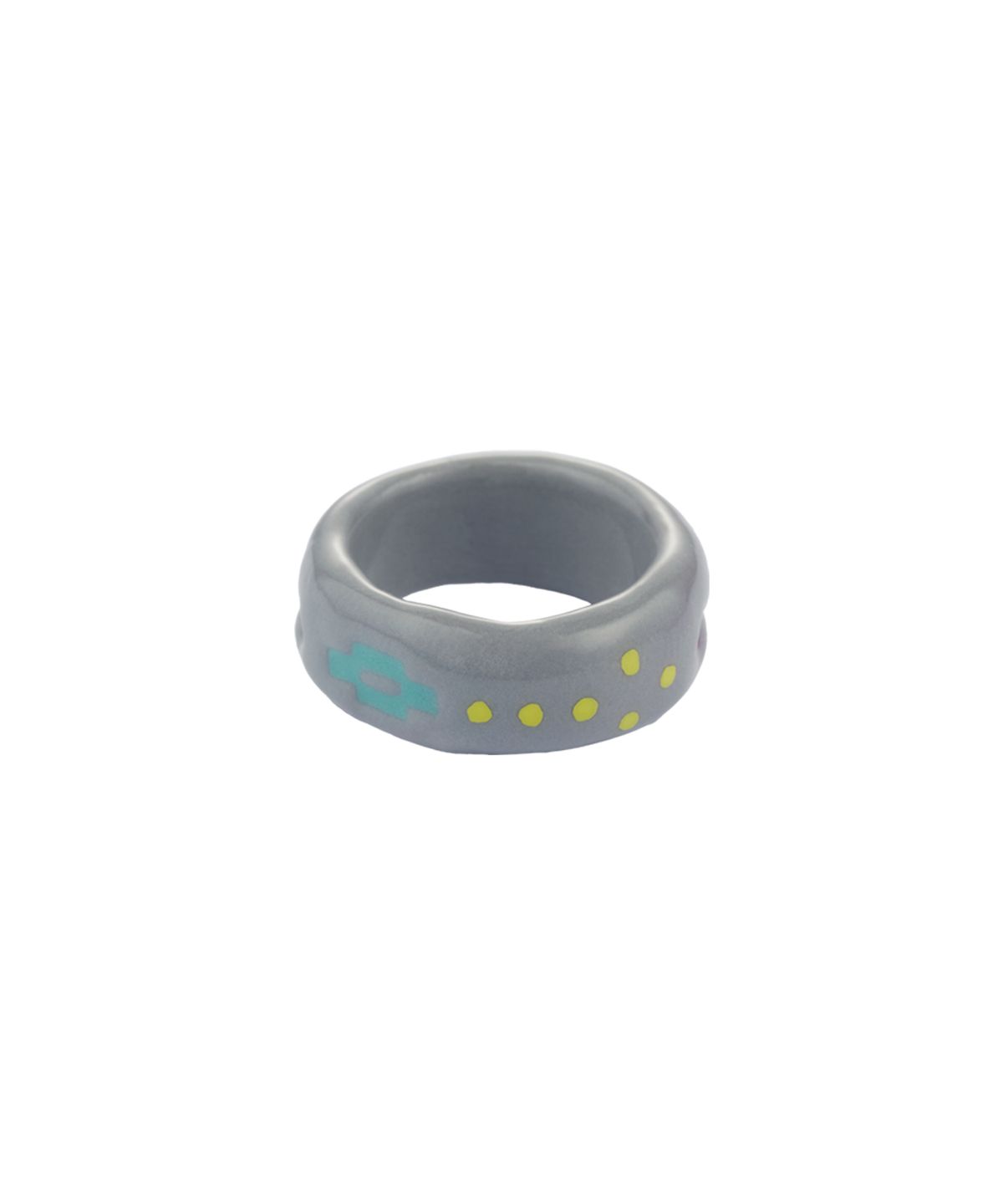엔프프(NFF) doodle bold ring-grey