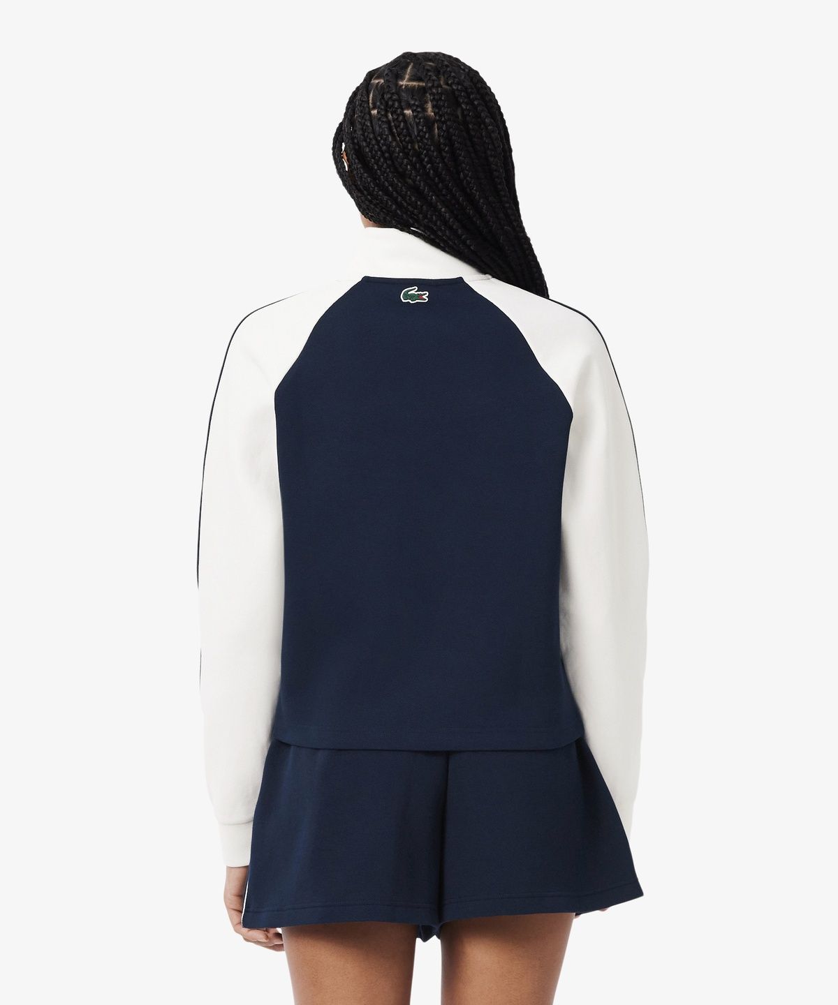 라코스테(LACOSTE) 여성 테니스 헤리티지 반집업 스웻셔츠 SF6812-56N HHW