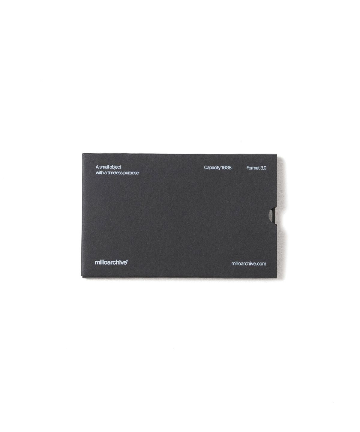 밀로 아카이브(MILLO ARCHIVE) 밀로 아카이브 USB 카드 [블랙]