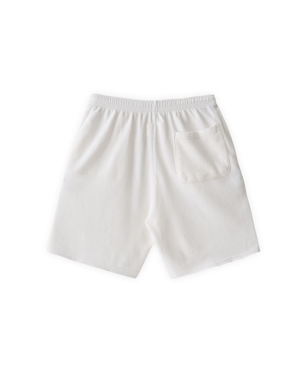 투위드(TUEWID) Tuewid relaxed light fleece sweatshorts in white classic cotton