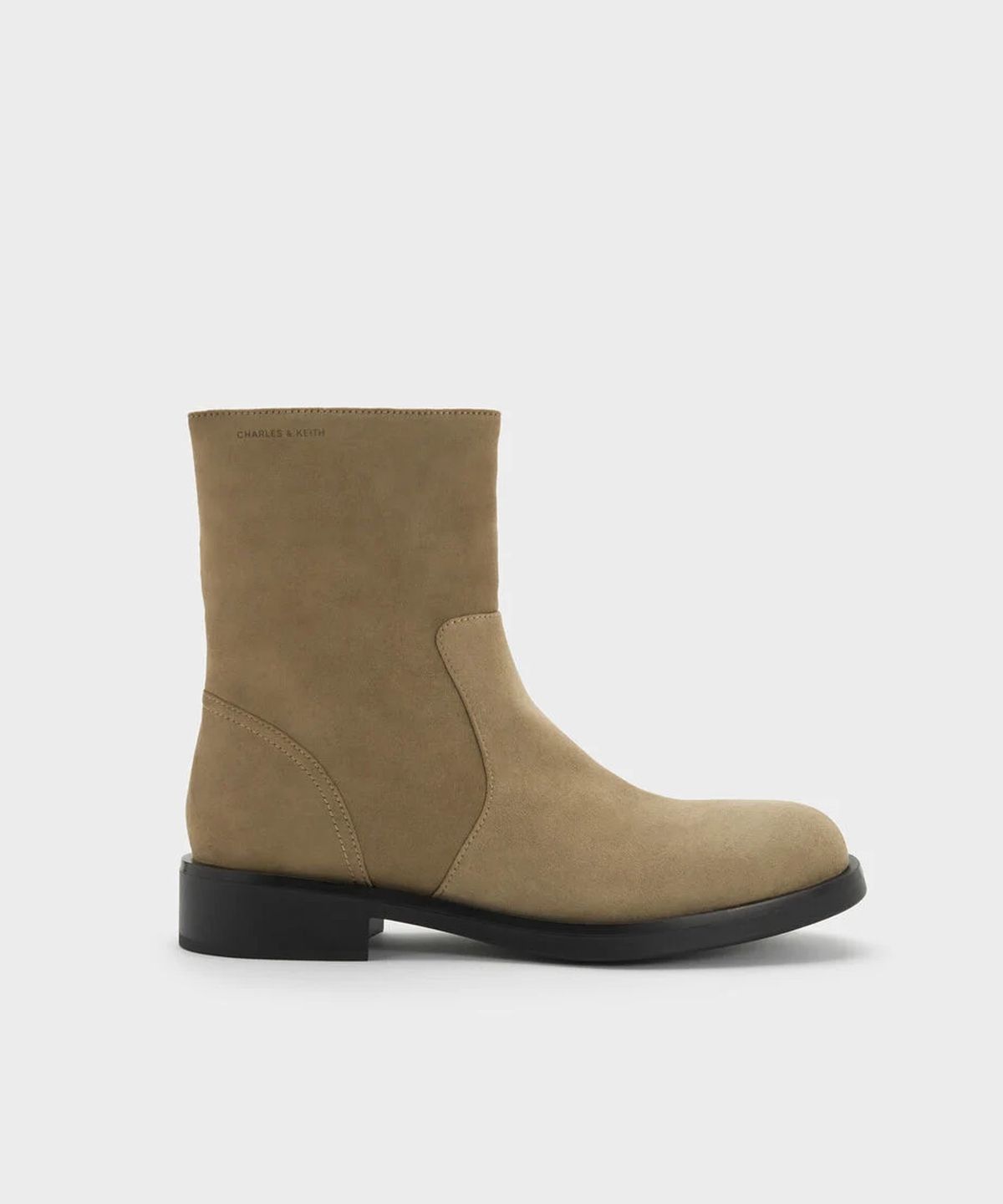 찰스앤키스(CHARLES & KEITH) 사이드 지퍼 앵클 부츠 2colors CK1-90380183