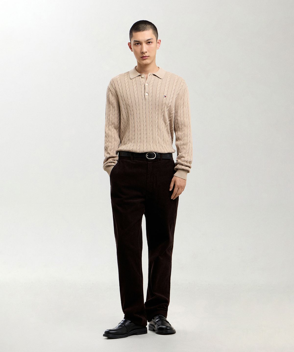 타미힐피거(TOMMY HILFIGER) [Regular straight fit] 도버 코듀로이 팬츠 (T12G9WPC050MT1HJT)