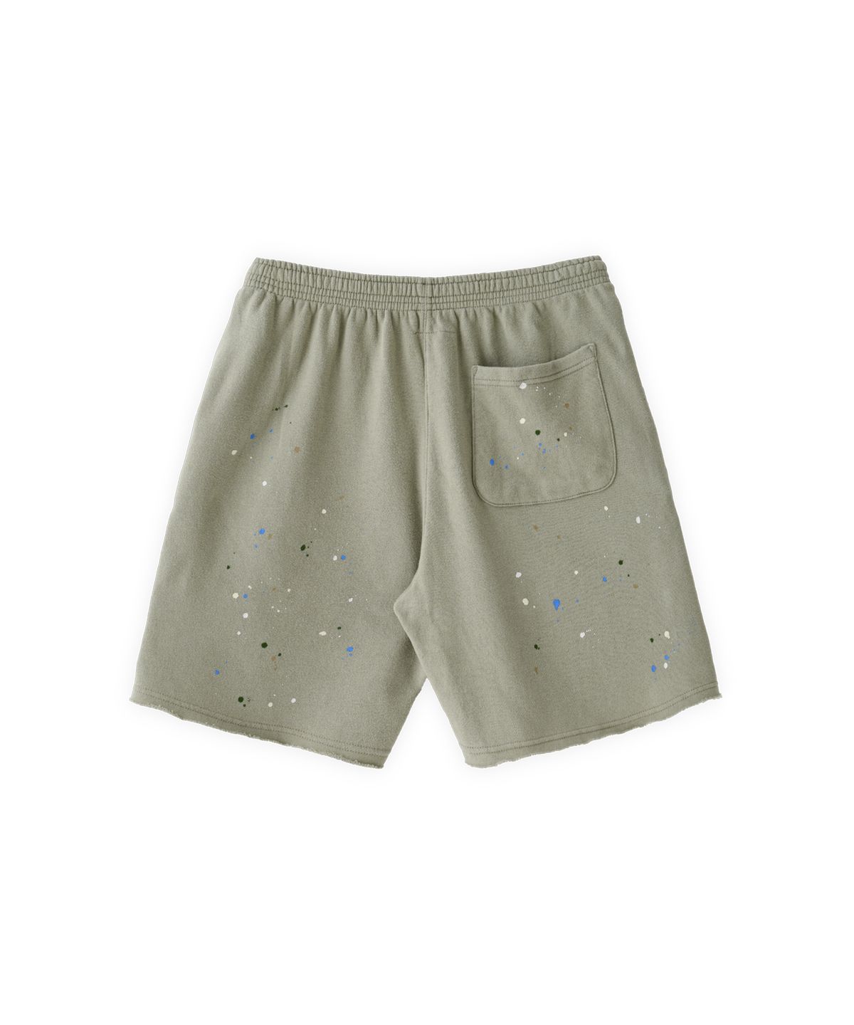 투위드(TUEWID) Tuewid relaxed light-fleece sweatshorts in sage green offline therapy
