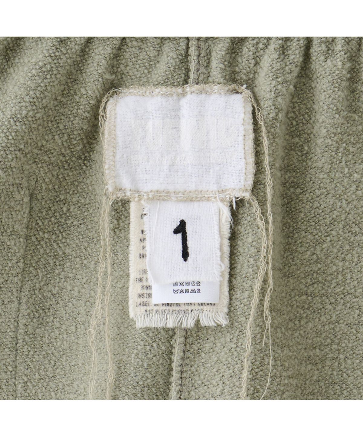 투위드(TUEWID) Tuewid relaxed light-fleece sweatshorts in sage green offline therapy