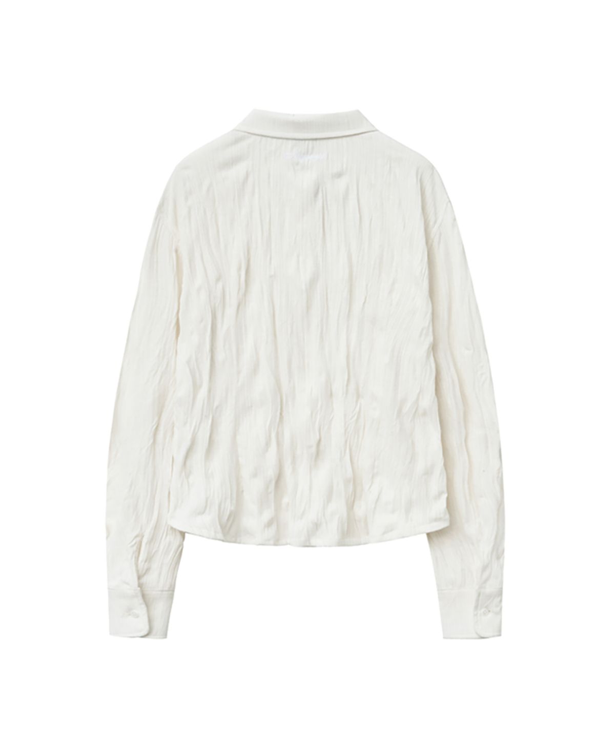 렌세(RENSE) Wrinkle Texture Shirt Ivory