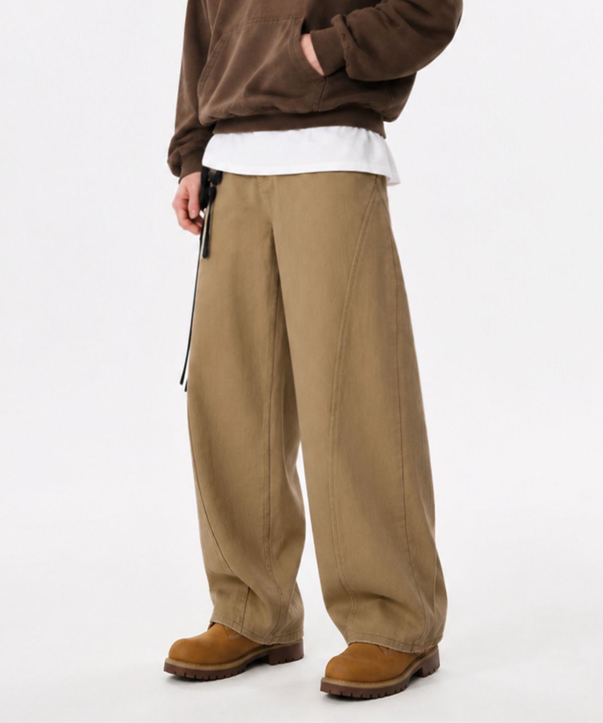 포더핏(FOR THE FIT) 365 커브드 절개 팬츠_4color