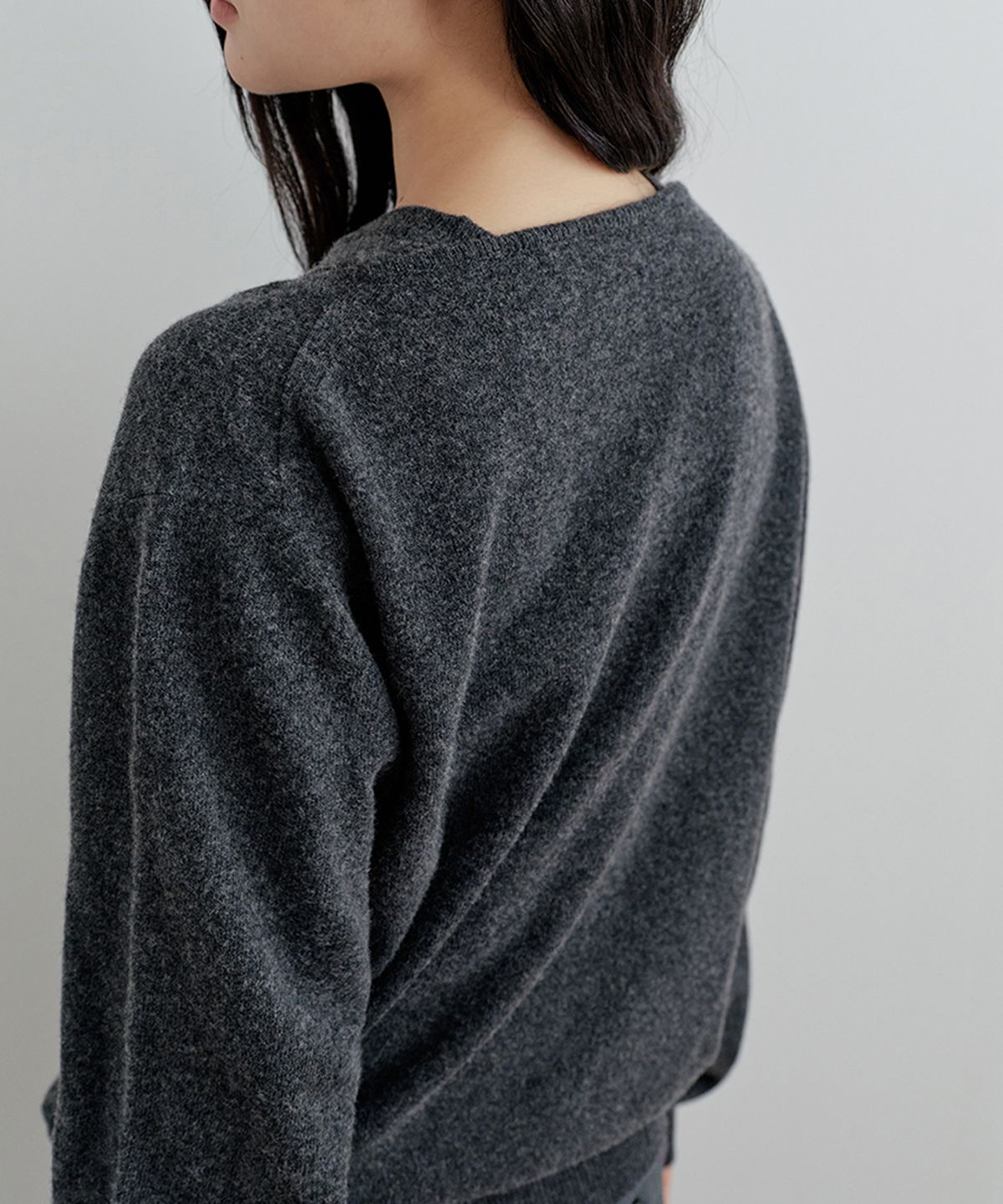 비올셋(BE ALL SET) Merino Wool Knit Set_Charcoal