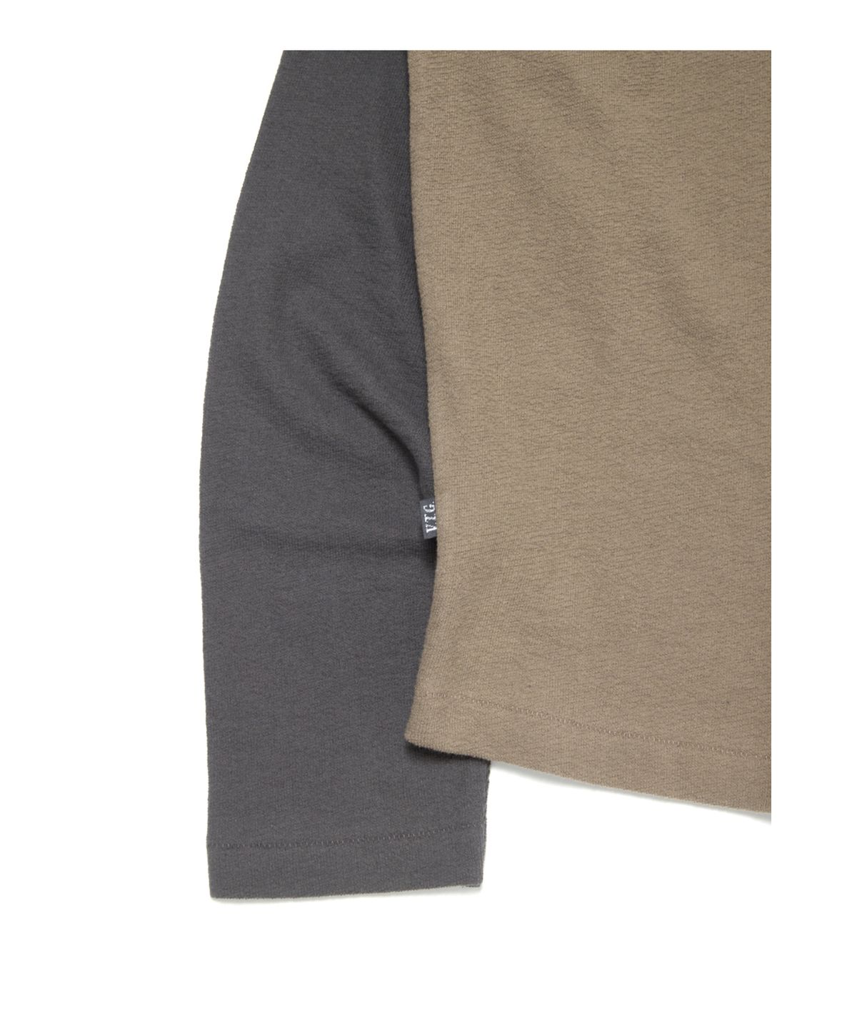 해칭룸(HATCHINGROOM) Raglan Tee Moss Charcoal/Desert