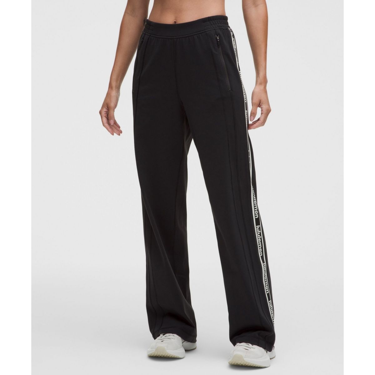룰루레몬(LULULEMON) 디파인 트랙 팬츠 워드마크 *아시아 핏  BLK LTIV